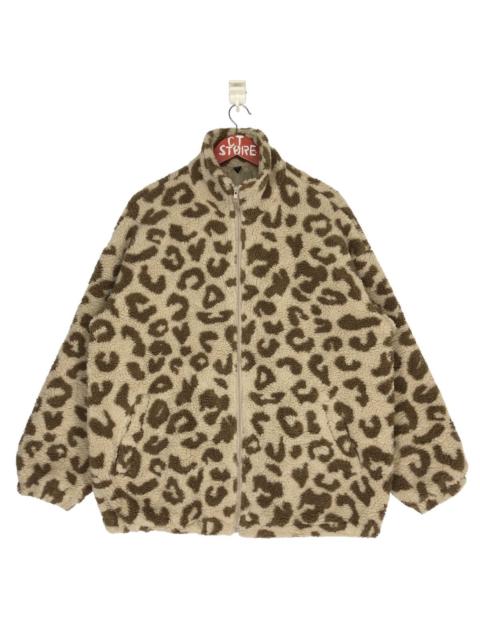 Other Designers Japanese Brand - Leopard Print Fleece Jacket
