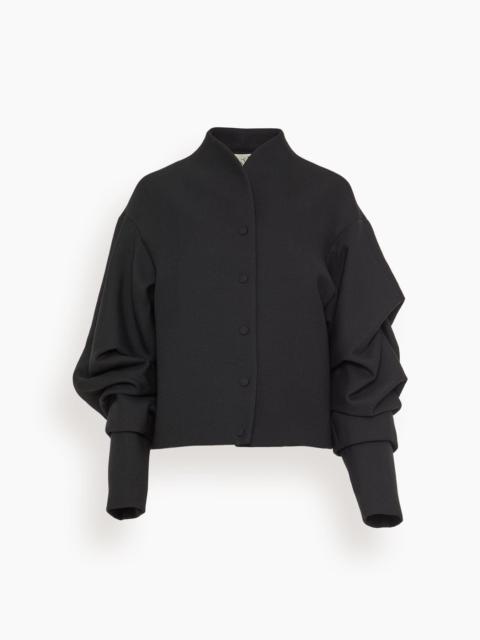 BITE Studios Wrinkled Sleeve Jacket in Black