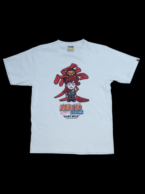 A BATHING APE® VINTAGE Y2K BAPE X NARUTO GAARA SHIRT