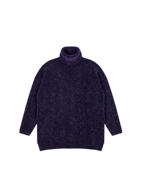 BALENCIAGA [Campaign] Balenciaga Oversized Lurex Turtle Neck Knit (L) - Brand New w/ Tags