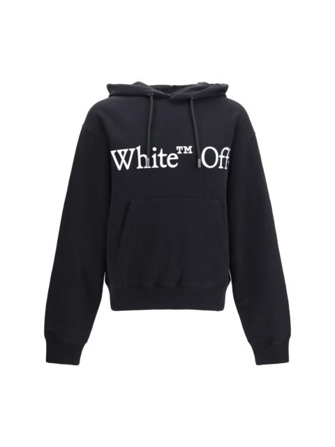 Off-White Off-white Bookish Scarf Hoodie Black