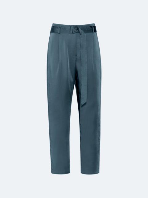 LAPOINTE Satin Belted Cropped Pant