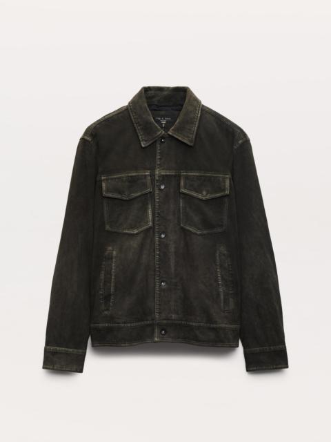 rag & bone rb Suede Trucker Jacket