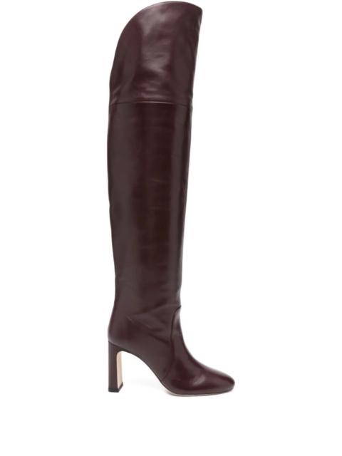 Stuart Weitzman Introducing the 'BABETTE OTK TUBO' BOOTS 85 from the renowned brand STUART WEITZMAN. These exquisite