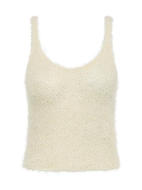 GABRIELA HEARST Nur Silk-Cashmere Tank Top off-white