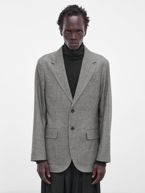 RAINMAKER KYOTO Gray Houndstooth Wool Blazer