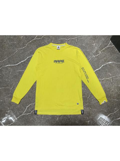 A BATHING APE® Aape Script Logo Longsleeve Shirt