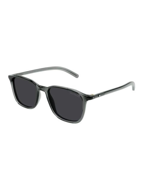 Montblanc Montblanc Smoke Square Men's Sunglasses MB0325S 004 53