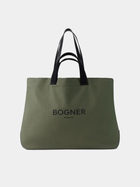 BOGNER Totebag Curio Ambre in Olive green