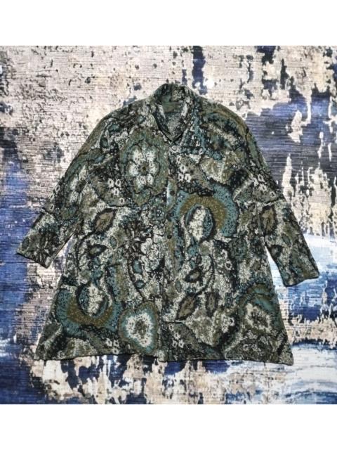 Other Designers Japanese Brand - Jurgen Lehl Babaghuri Jacquard Pattern Collarless Cardigan
