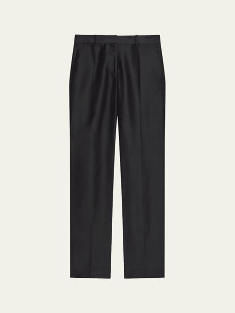 Helmut Lang Sheer Straight-Leg Trousers