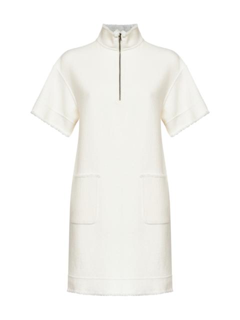 Max Mara Max Mara Women White Mxmsavana Sweatshirt-Style Mini Dress