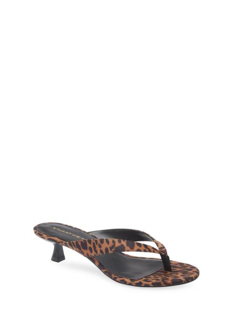 Stuart Weitzman Stuart Weitzman Rio Kitten Heel Sandal in Classic at Nordstrom