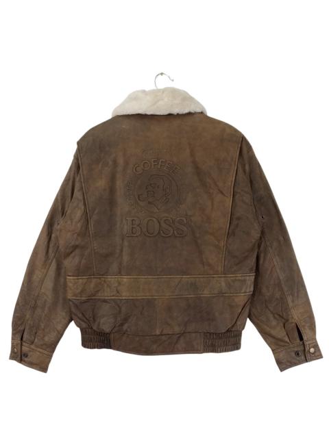 Other Designers Japanese Brand - Suntory Boss Coffee Leather Jacket
