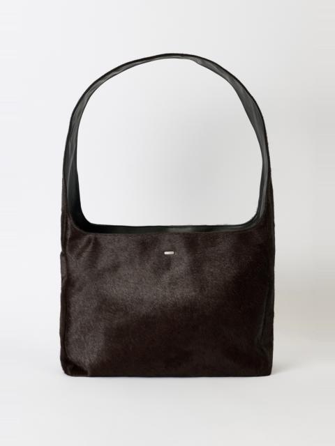 Our Legacy Grande Brick Bag Chocolate Hair On Hide