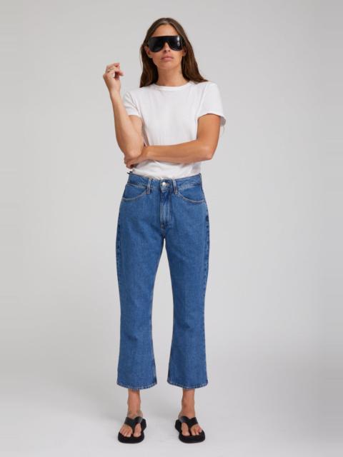 SPRWMN GOODALL CROP FLARE DENIM PANTS