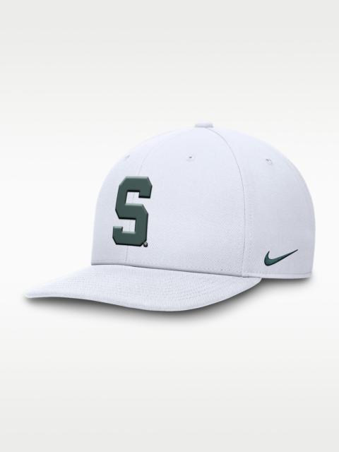 Nike Michigan State Spartans Primetime Pro Men's Nike Dri-FIT College Adjustable Hat