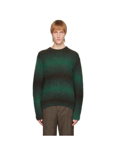 Wooyoungmi Green Striped Sweater