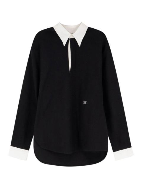 CELINE Celine Men Double-Layer T-Shirt In Thin Cotton Jersey