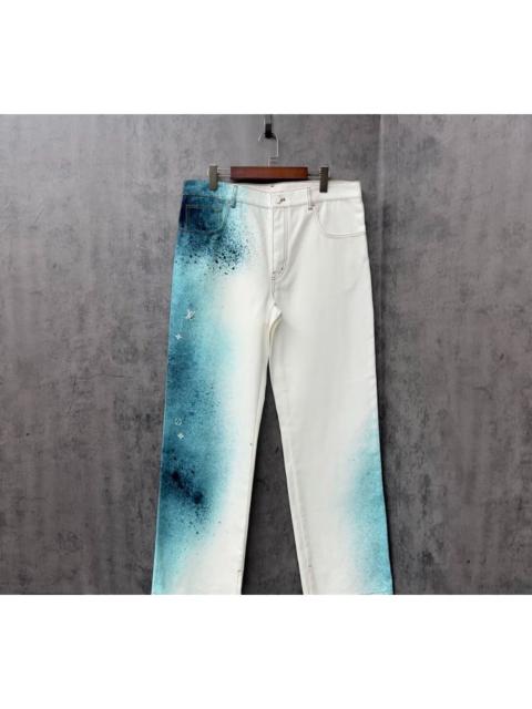 Louis Vuitton Louis Vuitton Lv starry night logo jeans