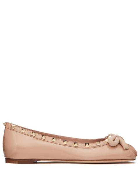 Valentino Garavani Women Rockstud Leather Ballets