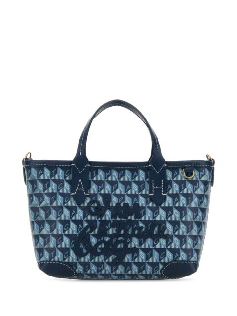 Anya Hindmarch Anya Hindmarch Women Iamaplasticbagtoteminimotifinrecycledcanvaswithsmo