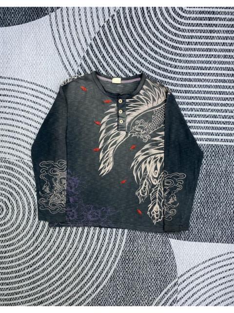 Other Designers Vintage Japanese Brand Sukajan Dragon Embroidery Shirt