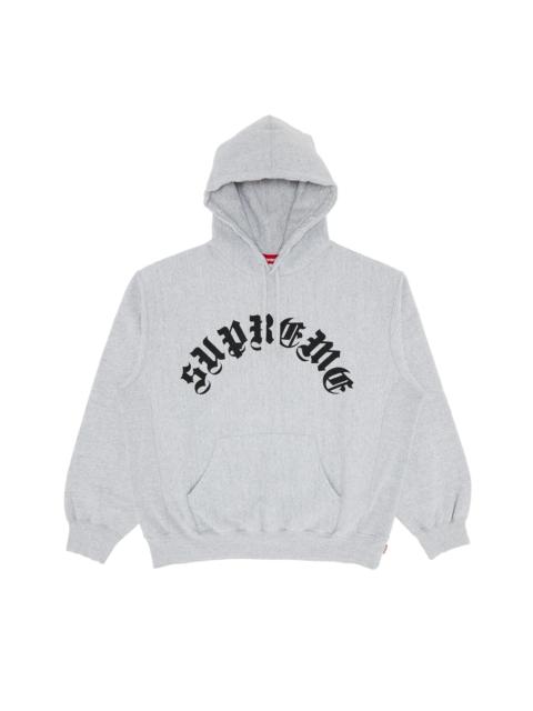 Supreme Supreme Printed Arc Hooded Sweatshirt 'Heather Grey'