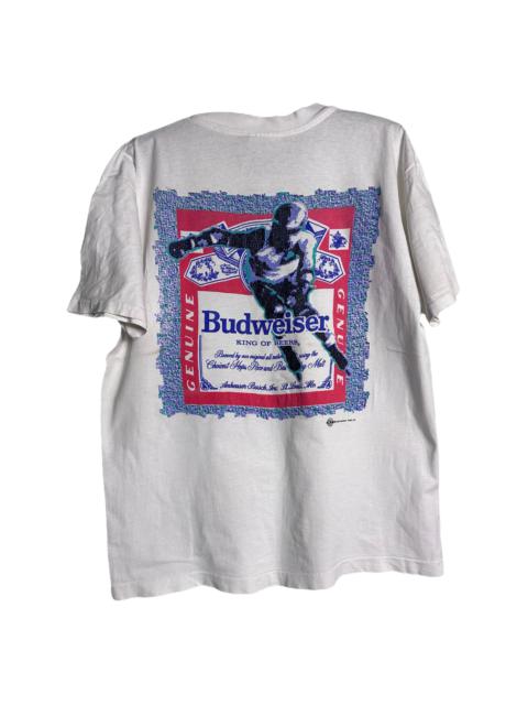 Other Designers Archival Clothing - 🔥RARE🔥Vintage Budweiser Beer Spell Out Roller Blade Tshirt