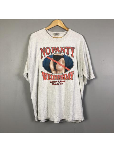 Other Designers Vintage - Vintage Biker “NO PANTY WEDNESDAY” Hysteric style Tshirt