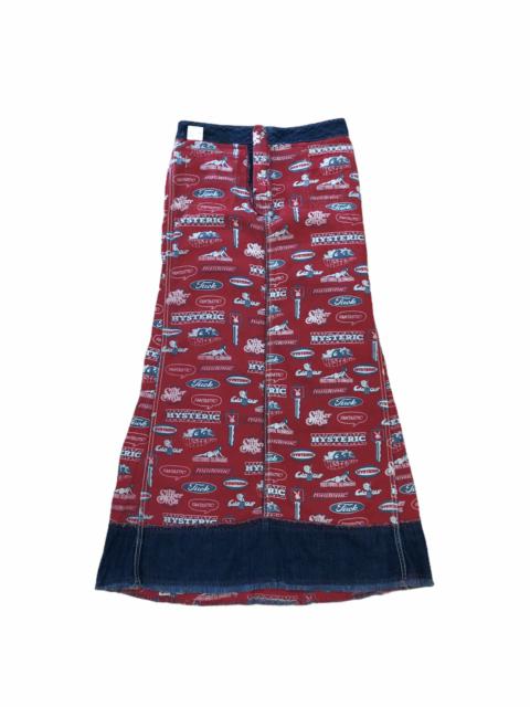 Other Designers Hysteric Glamour - Hysteric Glamours patchwork midi skirt