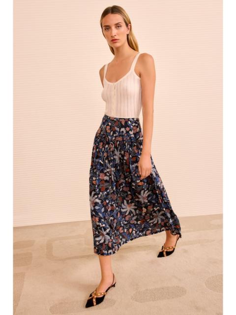 ULLA JOHNSON Blanche Pull On Midi Skirt