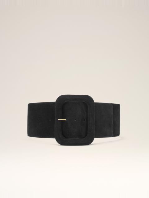 AMI Paris BLACK COW LEATHER LARGE BELT