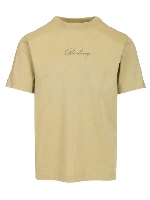 Burberry Burberry Men T-Shirt With Embroidered Burberry Logo