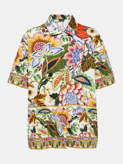Etro Floral cotton shirt