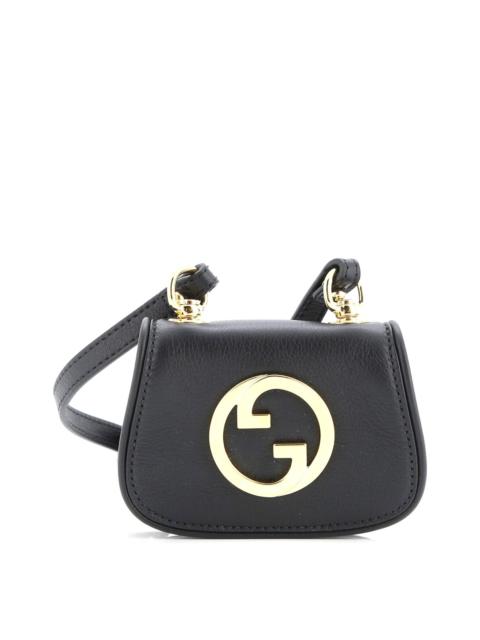 GUCCI Gucci Black Sheep Leather Blondie NM Card Case Wallet with Strap (Authentic
Pre-Loved)