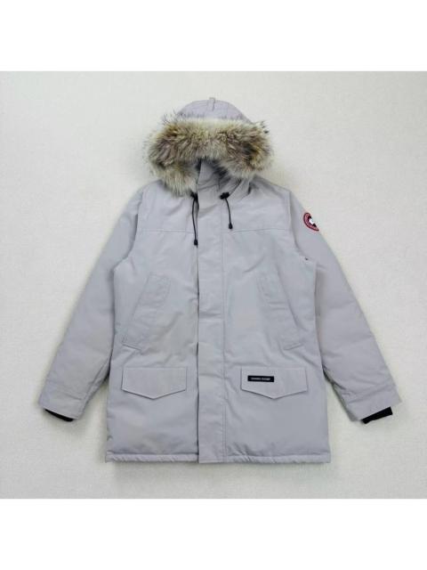 Canada Goose CANADA GOOSE Stone Grey Parka with Fur Collar