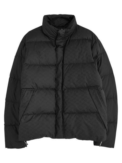 Emporio Armani Logo-monogram Quilted Shell Jacket