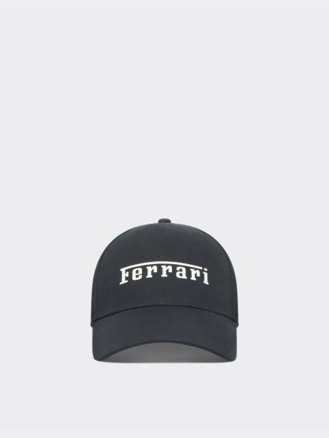 Ferrari Baseball cap with rubberized Ferrari logo