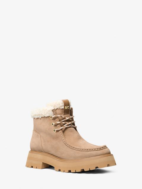 MICHAEL KORS Cade Fleece-Lined Suede Ankle Boot