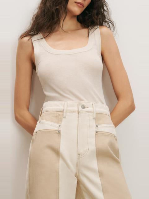 VERONICA BEARD Veronica Beard Belvedere Tank in Ecru at Nordstrom