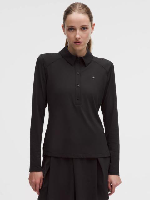 lululemon Quick-Dry Long-Sleeve Polo Shirt *Straight Hem