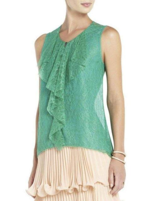 Other Designers Steacy Sheer Lace Top
