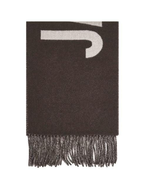 JACQUEMUS Jacquemus Men Brown The Jacquemus Scarf