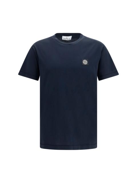 Stone Island Stone Island Logo Patch T-shirt Navy Blue Men