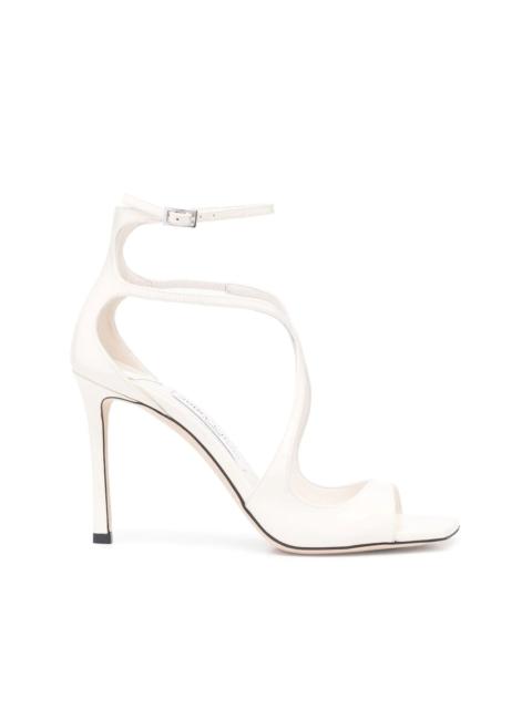 JIMMY CHOO Azia 95mm square-toe sandals
