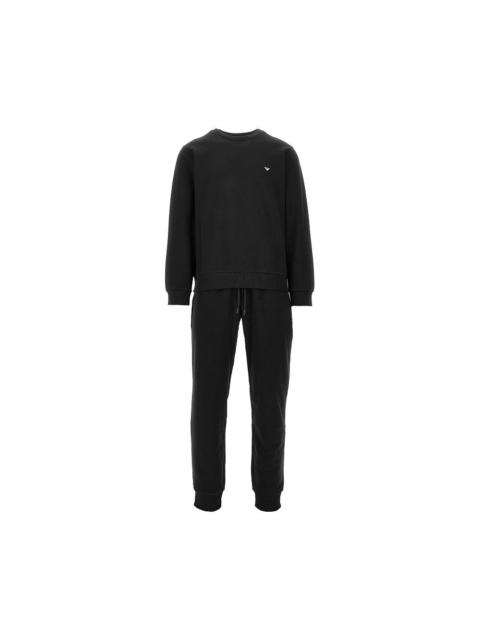 Other Designers Ea Bodywear Cotton-blend Loungewear Set Black Men