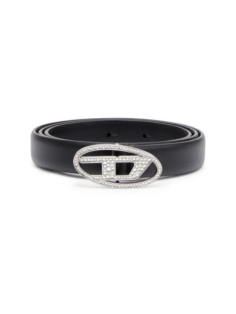 Diesel B-1DR crystal-embellished belt