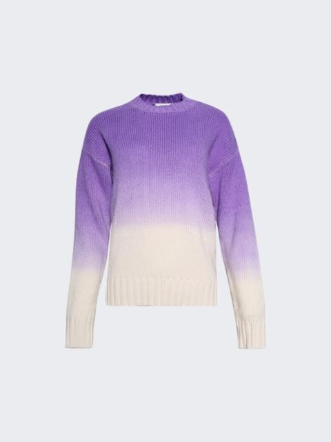 AMIYA Relaxed Classic Sweater Lilac And Ivory