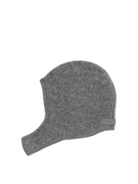 JACQUEMUS Jacquemus Le Capuche Gros Grain Beanie Dark Grey